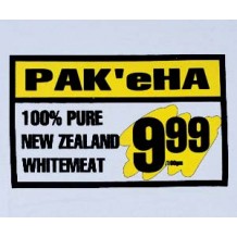 PAK'eHA, 100% Pure NZ Whitemeat. ASH | T-Shirts | Womens T's