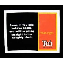 Tu'i: Sione if you mis-behave again.... BLK | T-Shirts | Unisex T's