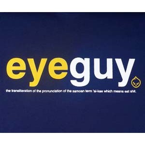 EYEGUY: the transliteration of the pronunciation of the Samoan term 'ai-kae which means eat shit. Navy
