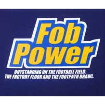 Fob Power: outstanding on the football field the factory floor and the footpath brawl. NAV | T-Shirts | Unisex T's