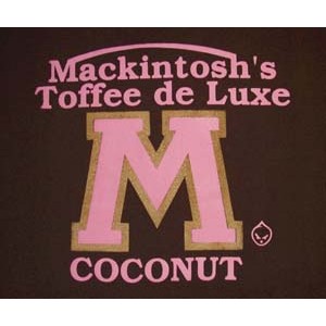 Mackintosh: toffee deluxe coconut. CHOC