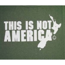 This Is Not America. Don't fret yanks we're not Anti-American, we're just anti NZ kids thinking they're American. KHK | T-Shirts | Unisex T's
