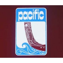 Pacific exercise book logo. MRN
