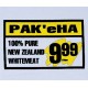 PAK'eHA, 100% Pure NZ Whitemeat. ASH