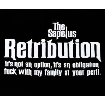 Retribution: it's not an option, it's an obligation... BLK | T-Shirts | Unisex T's