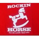 Rockin' Horse: free rides apply within. RED